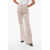 True Royal Wide Leg Stretch Cotton Pants With 5 Pockets Beige