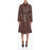 AMBUSH Belted Soft-Leather Trench Brown