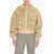 THE MANNEI Sheepskin Shearling Bomber With Flap Pockets Beige