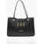 Moschino Love Moschino Faux Leather Tote Bag With Golden Closure Black