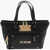 Moschino Love Moschino Technical Fabric Tote Bag With Maxi Pocket Black