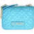 Moschino Love Moschino Faux Leather Quilted Shoulder Bag Laminated Ef Blue
