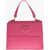 Moschino Love Saffiano Faux Leather Hande Bag With Removable Shoulder Pink