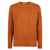 BASE BASE Wool and cashmere blend sweater ORANGE