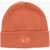 Diesel Embroidered Logo Coder Beanie Orange