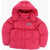 Diesel Red Tag Padded Jrolf Jacket With Removable Hood Pink