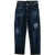 DSQUARED2 Distressed Boston Jeans With Logo-Button Blue