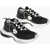 Moschino Love Mesh Sprint50 Low Sneakers With Contrast Laces Black