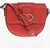 Moschino Love Faux Leather Crossbody Bag With Double Metal Heart Red