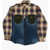 DSQUARED2 Double Fabric Shirt With Breast Pocket Multicolor