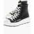 Moschino Love Leather High-Top Sneakers With Platform 4.5Cm Black & White