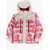 Diesel Two Tone Jotal Jackets With Hood Pink