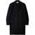 Off-White Off-White Black Wool Zip Detail Virgin Coat Black