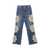 BLUEMARBLE Bluemarble Embroidered Bootcut Denim Jeans BLUE