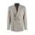 Tagliatore TAGLIATORE MONTECARLO - Double-breasted wool and cashmere jacket PEARL