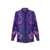 Versace VERSACE Silk Printed Shirt Purple