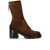 STRATEGIA STRATEGIA LIFE BROWN HEELED ANKLE BOOT Brown