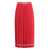 Gucci Gucci Pleated Knitted Skirt RED