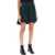Thom Browne Flannel Mini Pleated Skirt DARK GREEN
