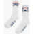 Converse Set 2 Pairs Of Ribbed Long Socks With Embroidered Logo White