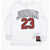 Nike Air Jordan Long Sleeve T-Shirt With Embossed Logo White