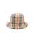 Burberry BURBERRY Check Bouclé Bucket Hat Beige