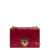 Dolce & Gabbana 'Devotion' Big Red Shiulder Bag with Heart Jewel Detail in Matelassé Leather Woman RED