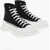Alexander McQueen Lace-Up Hight Top Sneakers With Platform 7Cm Black