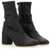 MM6 Maison Margiela Anatomic Biker Boot BLACK