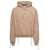 BLUEMARBLE Beige Hoodie With Drawstring In Cotton Man Beige