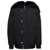 Moose Knuckles Black Zipped All The Way Jacket With Logo Patch In Nylon Man BLACK