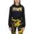 Versace Jeans Couture Cropped Sweatshirt With Logo BLACK