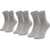 SKECHERS 3PPK Mesh Ventilation Socks Grey