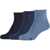 SKECHERS 3PPK Wm Casual Quarter Socks Navy