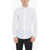 Diesel Classic Collar Slim Fit S-Nap Shirt With Hidden Closure White