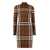Burberry BURBERRY CHECKED JERSEY MINI DRESS brown