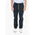 JUST DON Reversible Casual Pants With Embroidery Blue