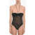 OSEREE See-Through Strapless Bodysuit With Underwired Cups Black