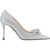 MACH & MACH Double Bow Pumps SILVER