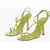Bottega Veneta Shiny Nappa The Line Sandals Green
