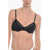 ERES Solid Color Paulette Underwire Bra With Perforated Detail Black