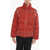 ALANUI Turtleneck Puffer Jacket With Bandana Pattern Red