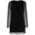 Gucci GUCCI Crystal GG tulle short dress BLACK