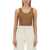 LEMAIRE LEMAIRE TOP SEAMLESS BROWN