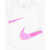 Nike Solid Color Swooshfetti Crew-Neck T-Shirt With Contrasting L White