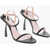 PIFERI Comma-Heeled Fantasia Sandals With Removable Sock 12Cm Black