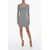 Diesel Red Tag Long Sleeve D-Tank-Ls-Ind Bodycon Dress Gray