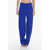 THE ATTICO Satin Side Bands Balloon Pants Blue