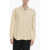 SUNNEI Contrasting Stitching Shirt With Concealed Buttoning Beige