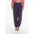 AERON Wool Edge Pants With Decorative Button Violet